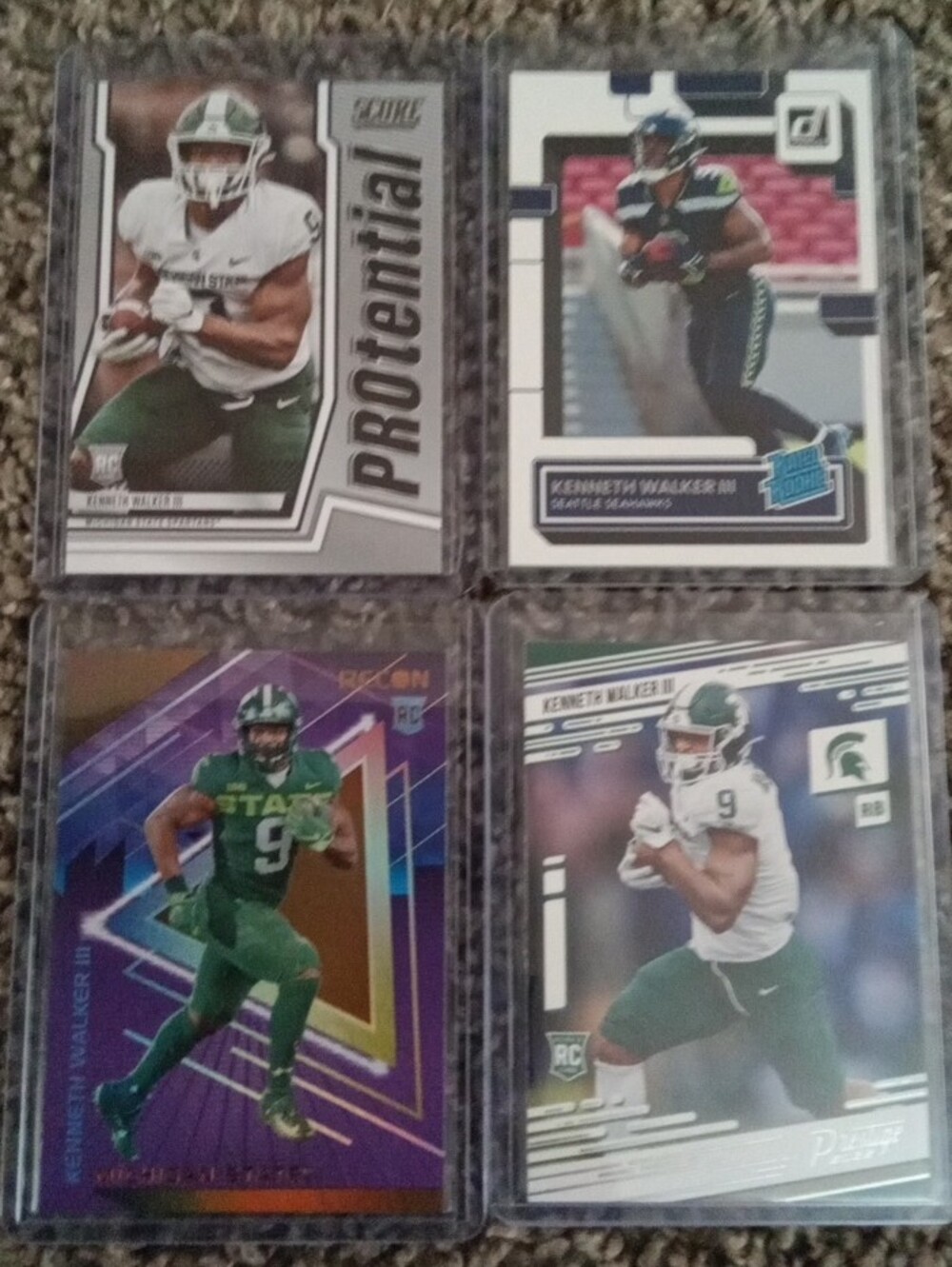 Kenneth Walker 3rd Football Trading Card Lot - Rcs Included. - Picture 7 of 11